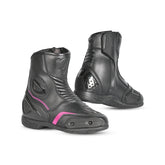 BELA FASTER 2.0 Moto Botas Preto Rosa - Imagem dupla de botas